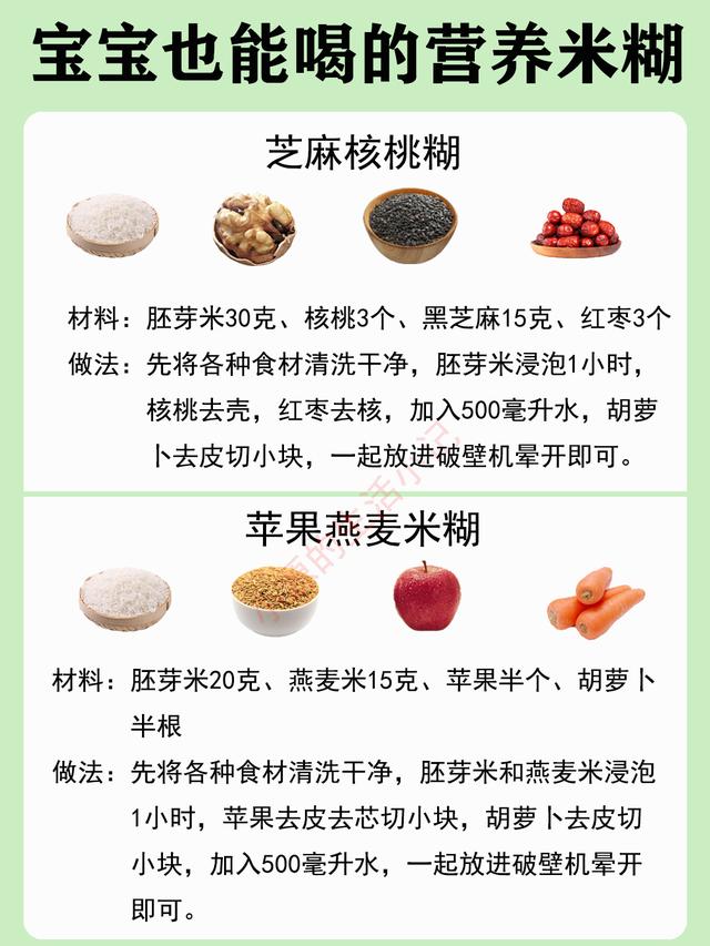 婴儿营养米糊食谱：满足宝宝口味的营养米糊食谱，健康成长！