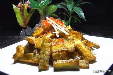 教你做一道餐厅热卖菜：风味茄子，外酥里嫩、酸甜开胃不油腻