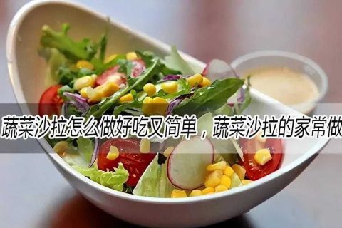 蔬菜沙拉的做法大全